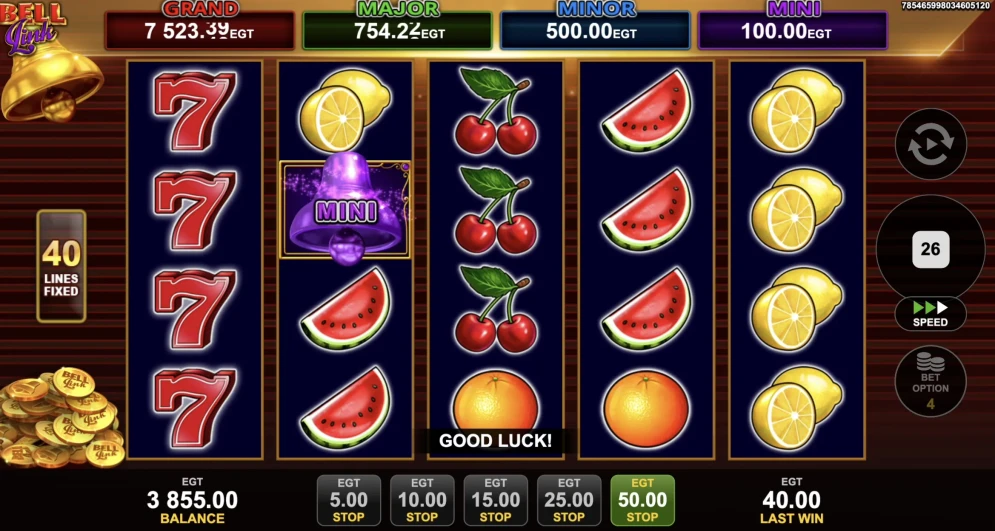 40 Super Hot Bell Link Slot