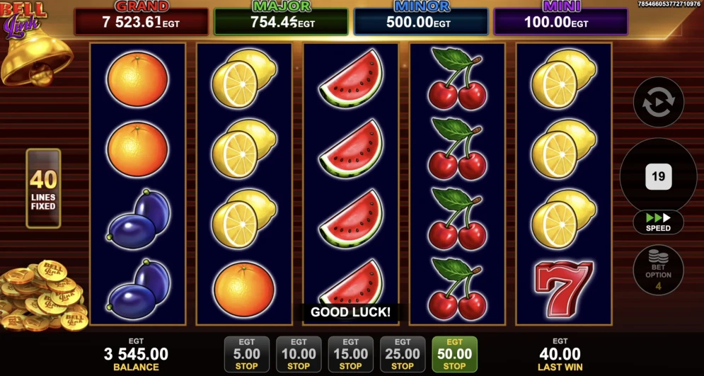 40 Super Hot Bell Link Slot